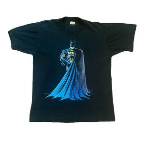 Vintage Rare Large 1988 Batman Gotham DC Comics 80s Shirt